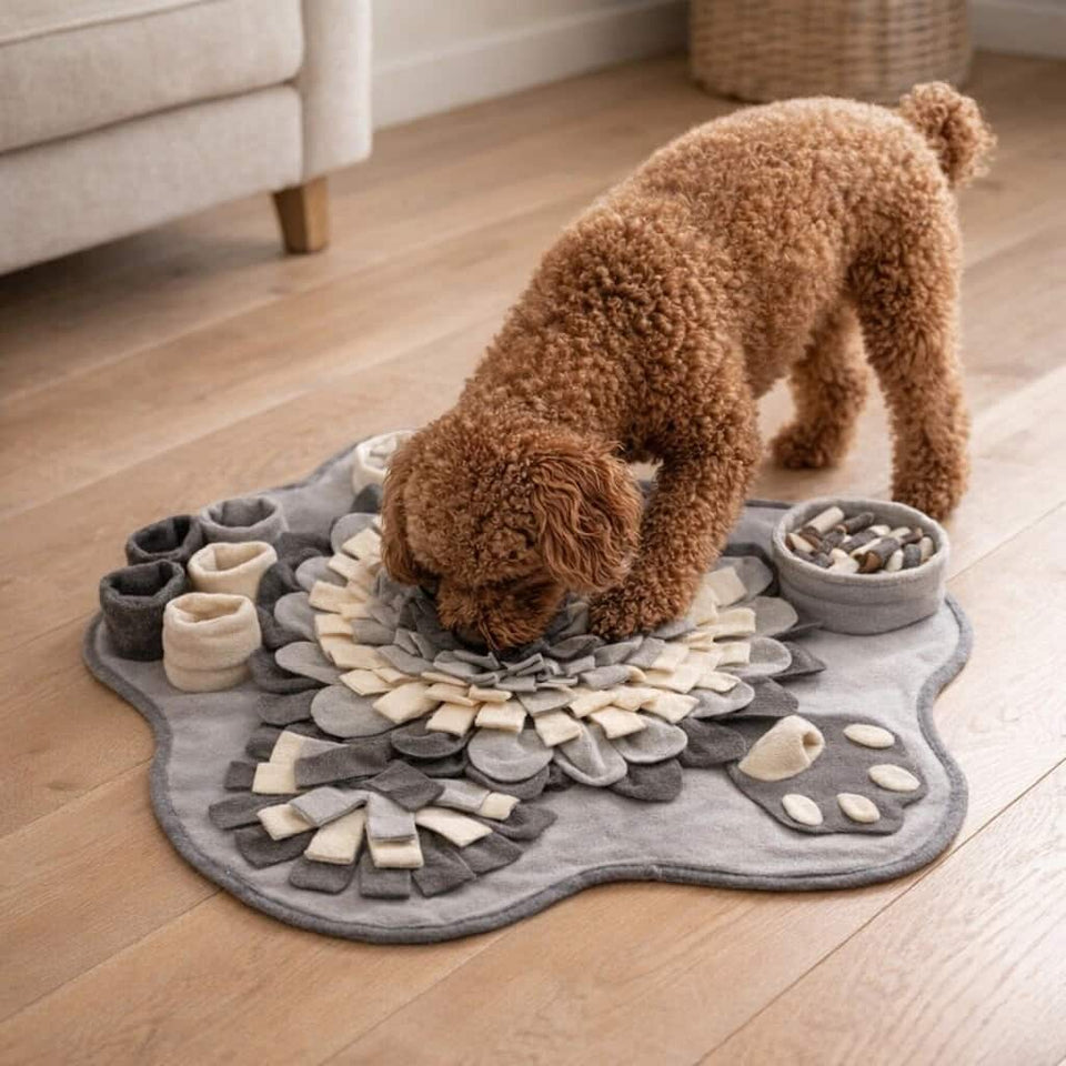 Schnüffelteppich für Hunde – fördert die Nase, reduziert Stress & sorgt für spielerische Auslastung