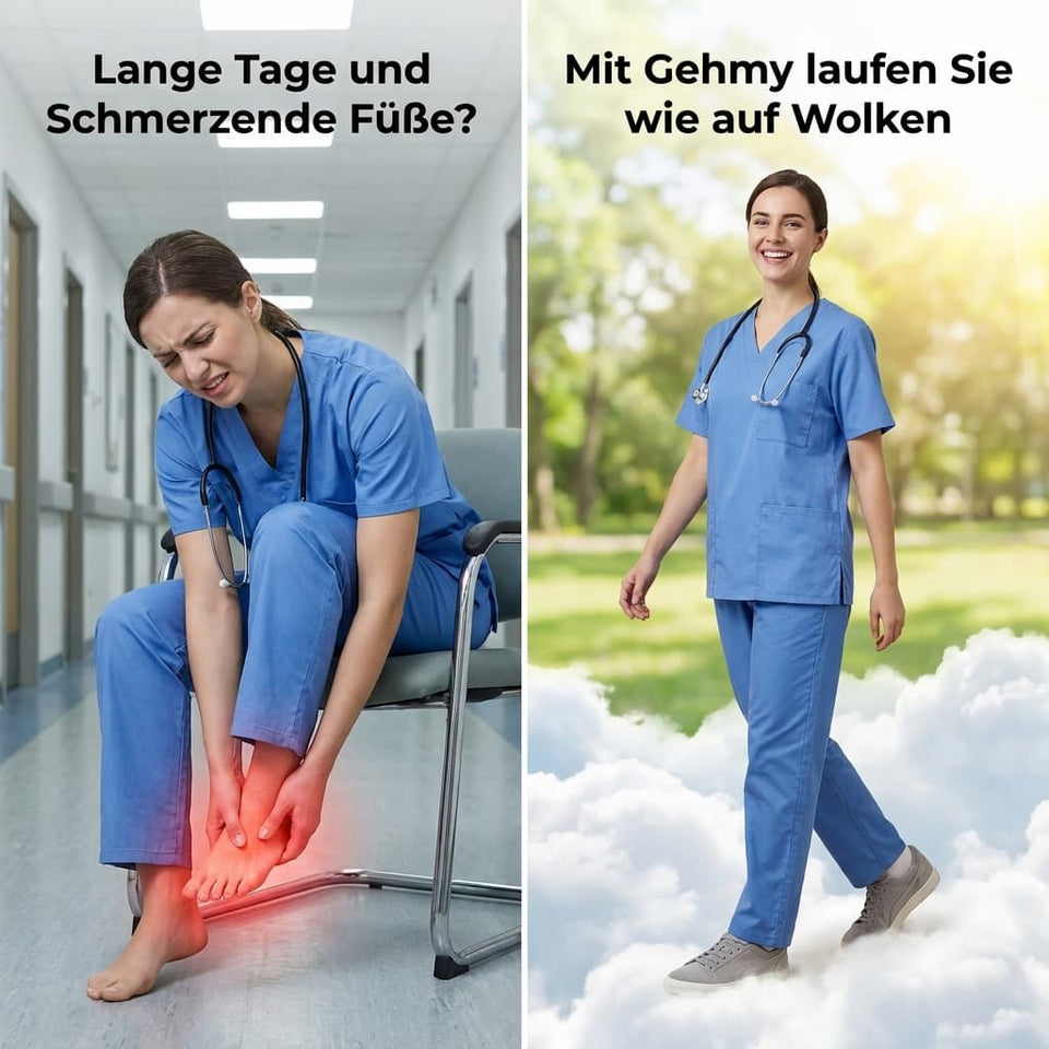 Gehmy - Schmerzfrei durch den Tag – Gib deinen Füßen die Unterstützung, die sie jetzt brauchen
